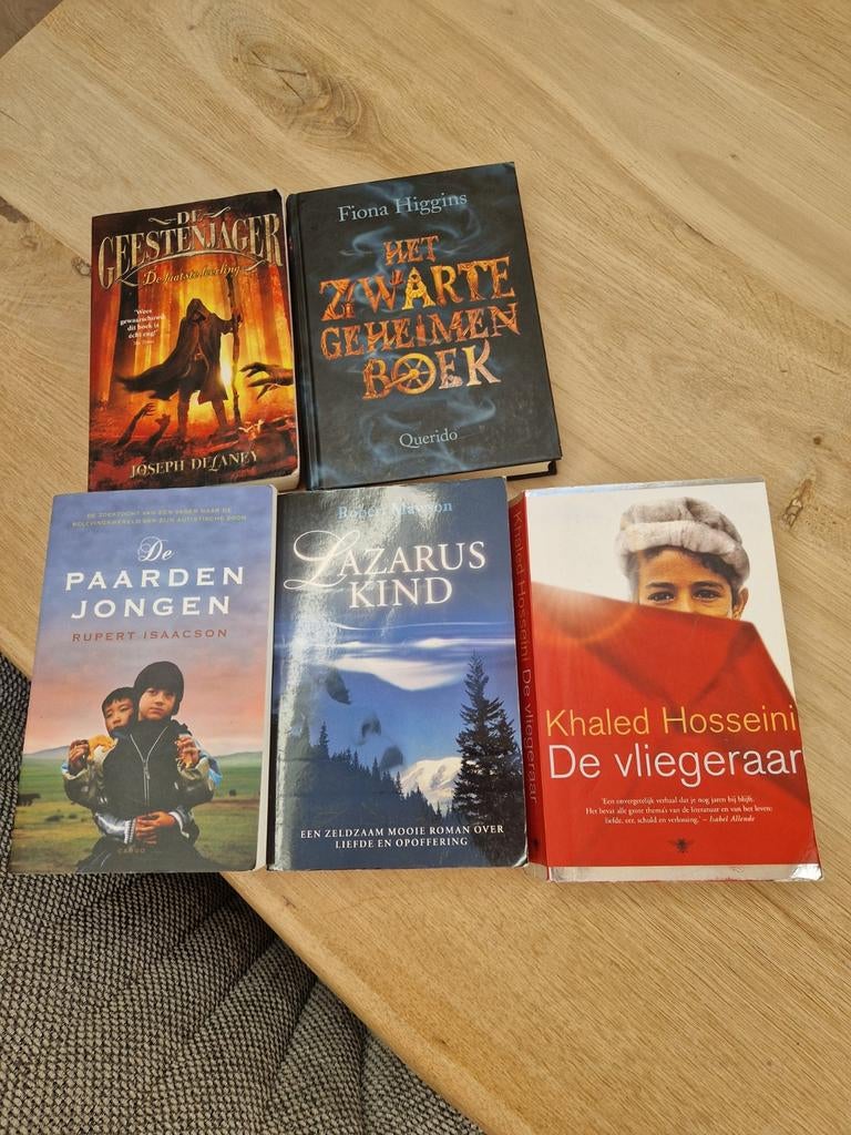 Vliegeraar lazaruskind paardenjongen zwarte geheimenboek, Ophalen of Verzenden, Gelezen, Diverse auteurs, Nederland