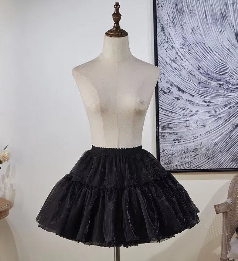 Zwarte dames petticoat / onderrok, Kleding | Dames, Overige Dameskleding, Verzenden, Nieuw