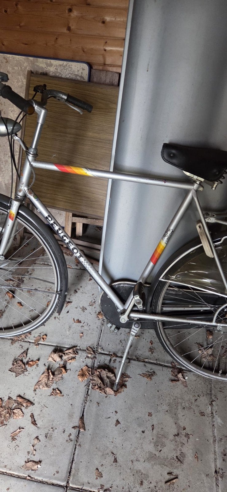 Peugeot herenfiets - Klassiek model, Gebruikt, Velgrem, Versnellingen, 53 tot 57 cm