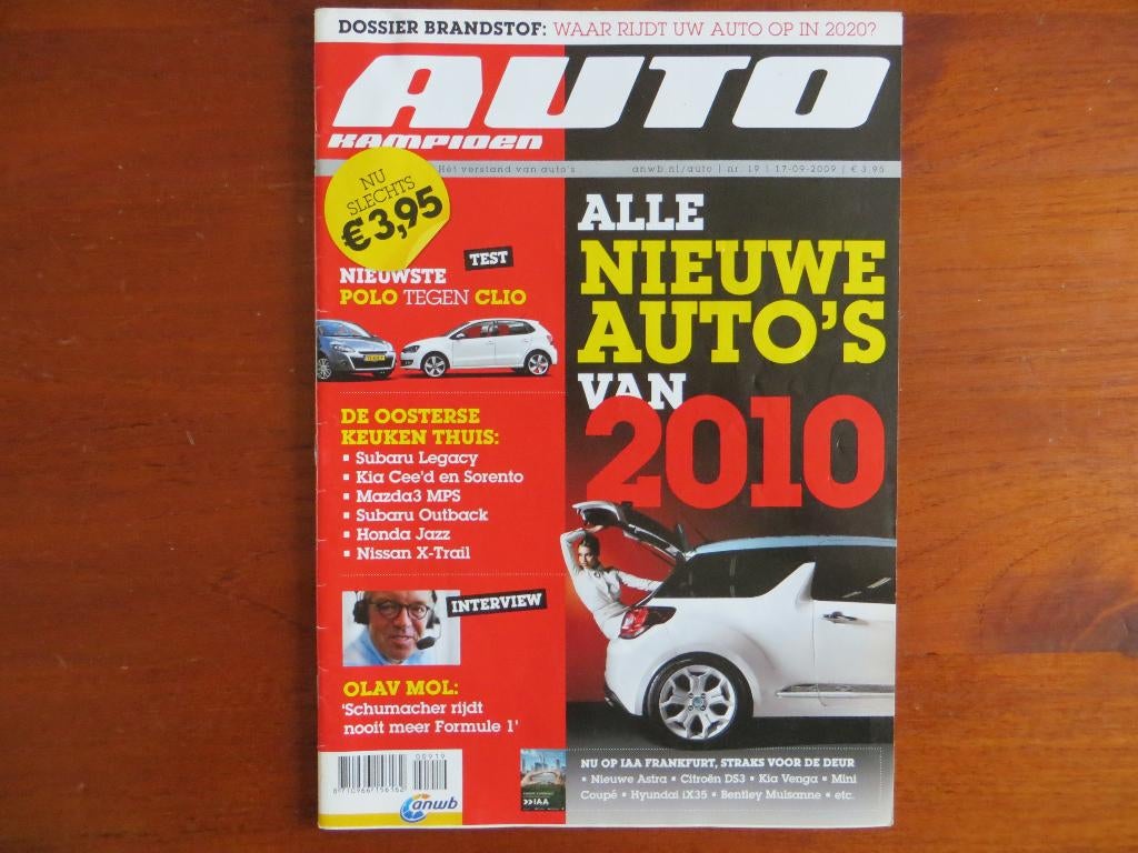 Autokampioen 19 2009 Volkswagen Polo, Renault Clio, Subaru, Ophalen of Verzenden, Nieuw, Volkswagen