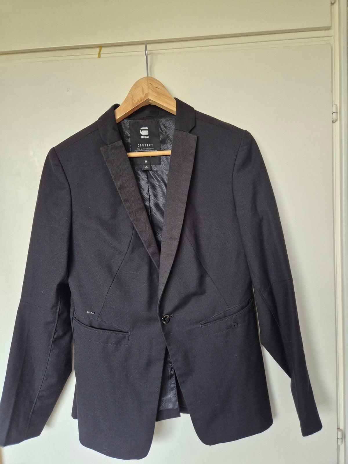 G-Star RAW Correct Blazer Zwart Maat M, Ophalen of Verzenden, Zo goed als nieuw, Zwart
