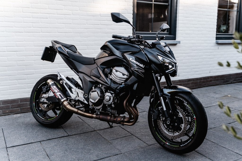 Kawasaki Z800 zwart – SC Project – Gear Indicator, 4 cilinders, Motorrijbewijs A, Gebruikt, Meer dan 35 kW