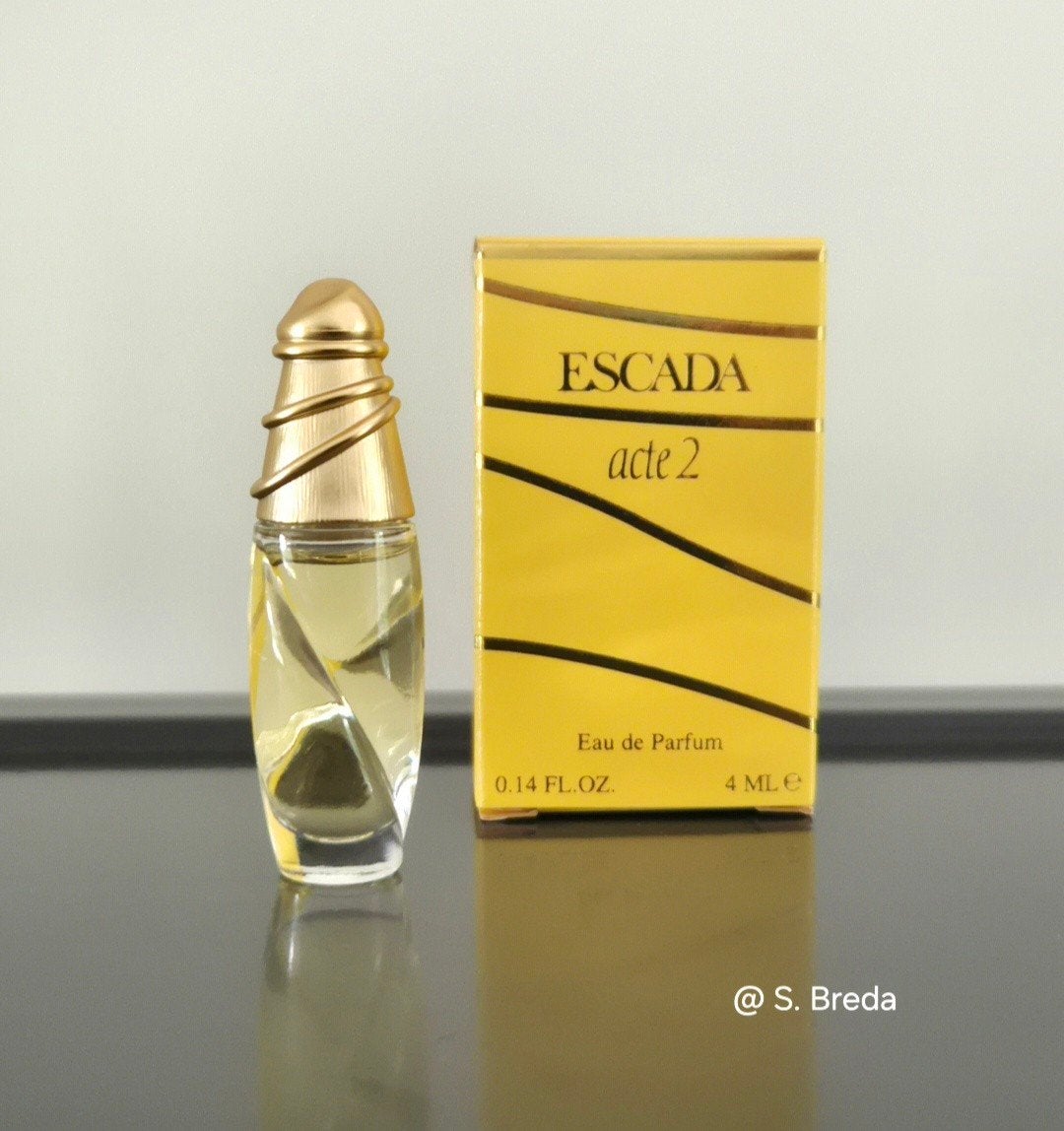 Escada - Acte 2 - miniatuur met doosje, Ophalen of Verzenden, Zo goed als nieuw, Miniatuur, Gevuld