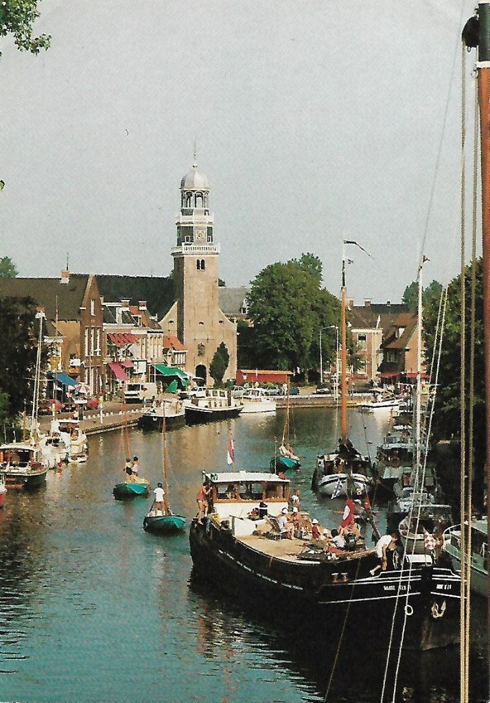 Lemmer- -Dok met N.H.Kerk., Ophalen of Verzenden, 1980 tot heden, Gelopen, Friesland