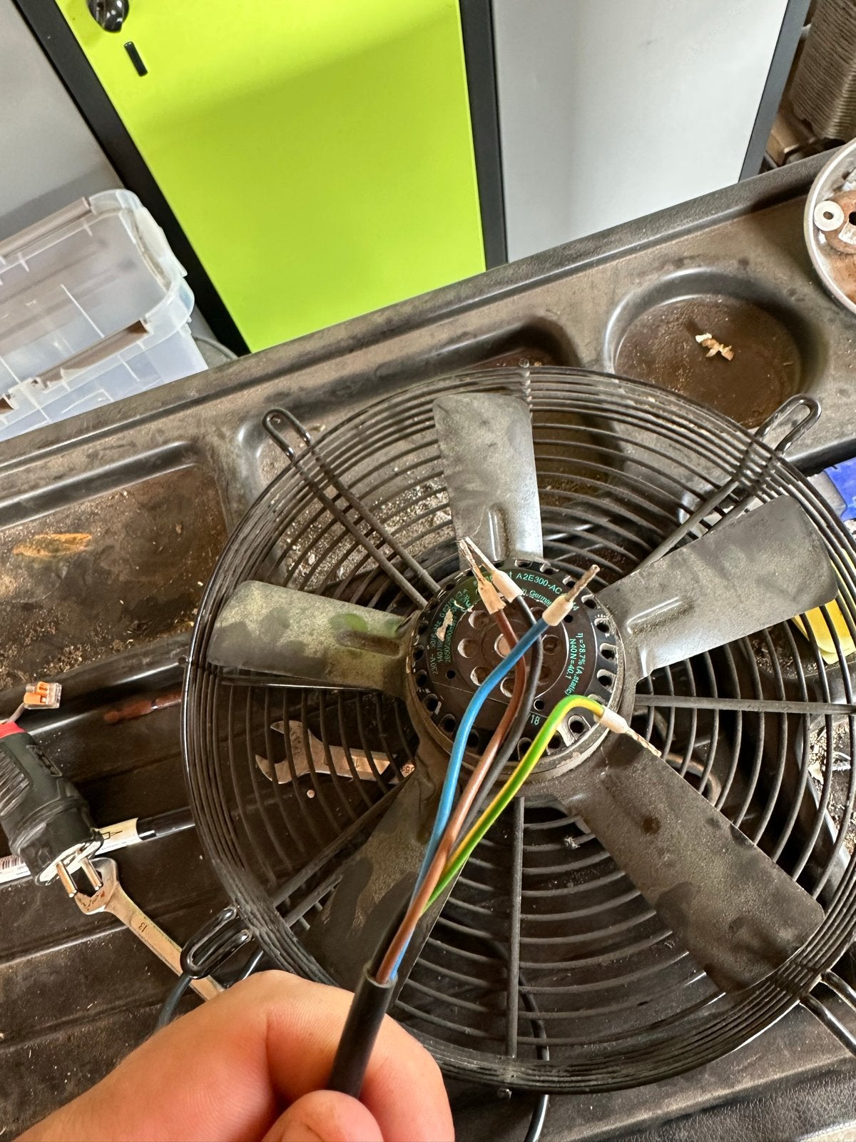 Ebmpapst A2E300-AC-47-14 Industriële Ventilator, Witgoed en Apparatuur, Ventilatoren, Gebruikt, Overige, Ophalen
