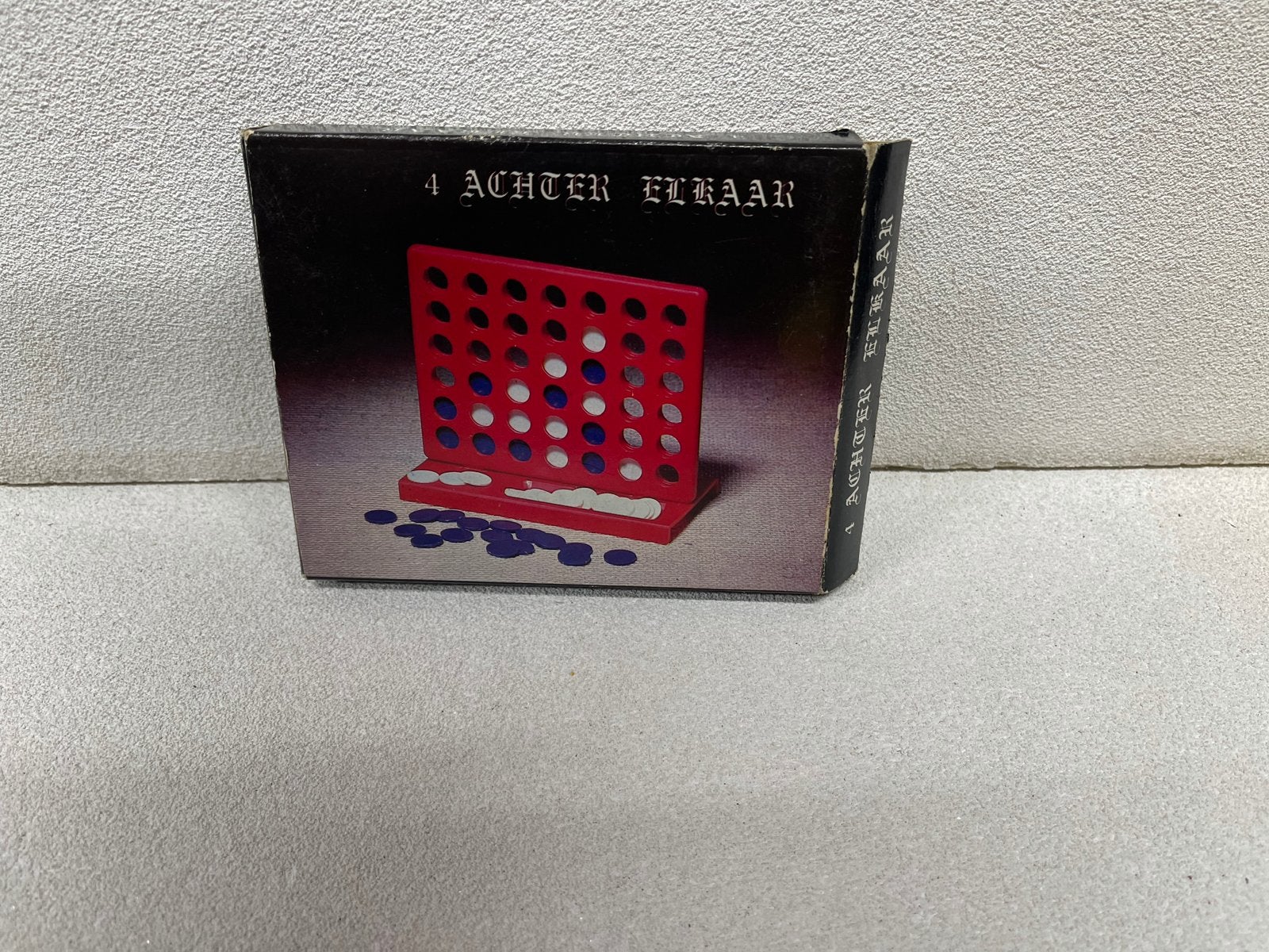 4 Achter Elkaar - Klassiek Strategisch Bordspel, Een of twee spelers, Verzenden, Gebruikt, Reisspel