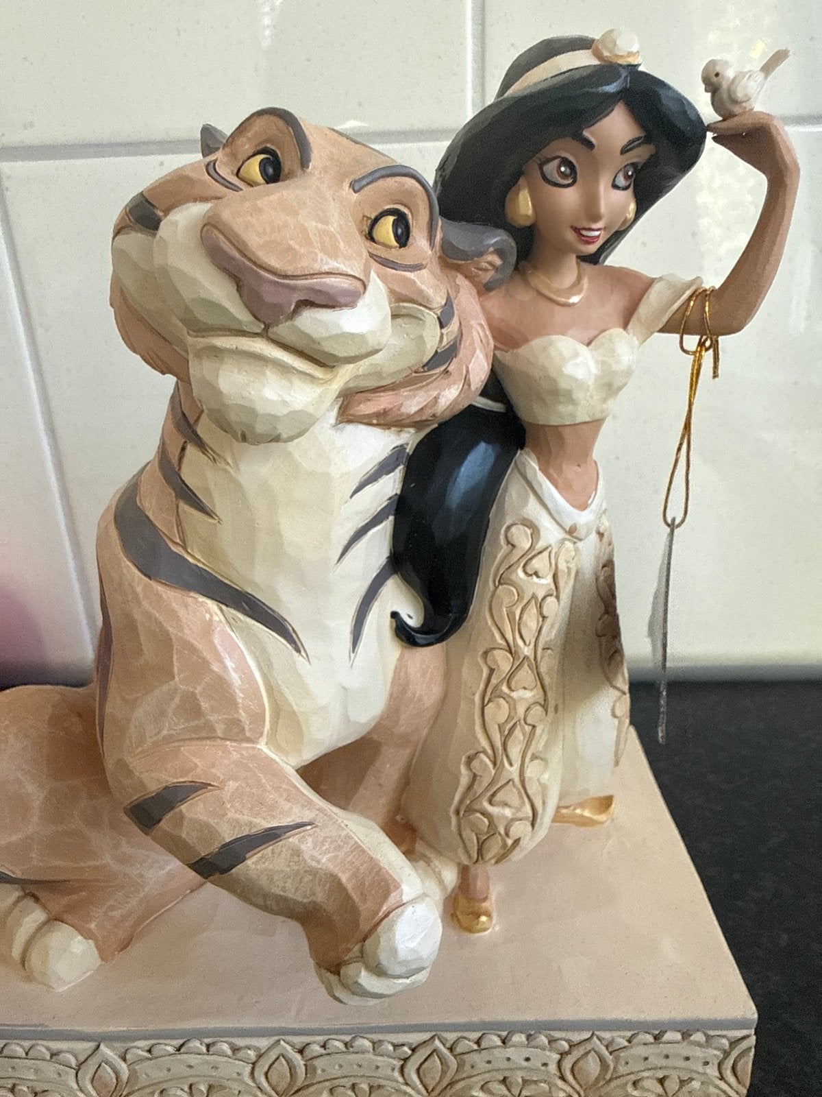 Disney Jim Shore beeldje Jasmine en Rajah, Verzamelen, Ophalen of Verzenden, Zo goed als nieuw, Fantasy