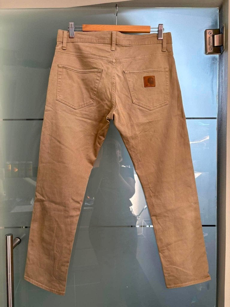 Carhartt WIP Klondike Pant denim broek — 31*32 — Camel, Maat 48/50 (M), Beige, Carhartt, Ophalen of Verzenden