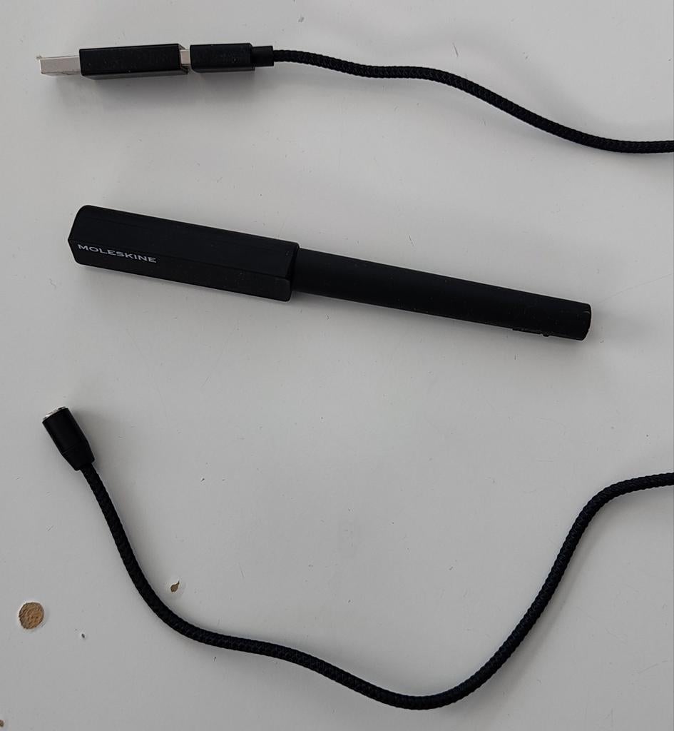 Moleskine Smart Pen NWP-F130 + Extra, Ophalen of Verzenden, Gebruikt, Draadloos, Moleskine