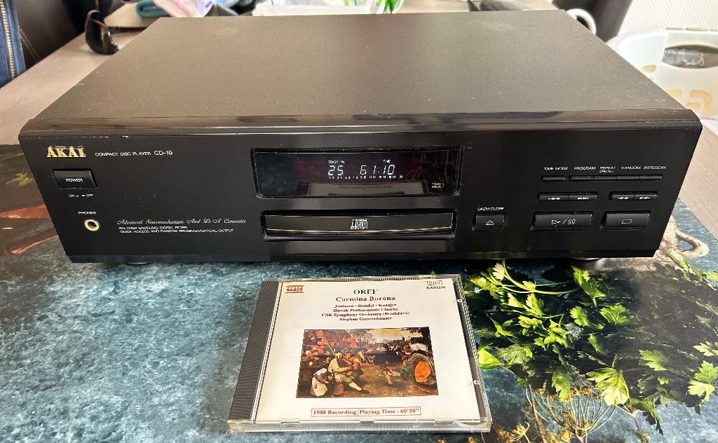 Vintage Akai Compact Disc Speler CD-19, Audio, Tv en Foto, Ophalen of Verzenden, Gebruikt, Overige merken