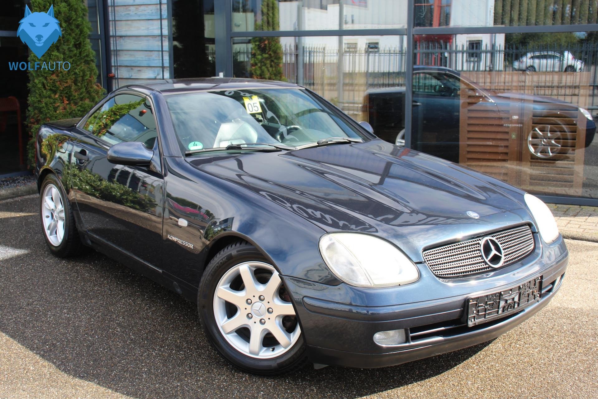 Mercedes-Benz SLK 230 K. Eibach, AMG, Ate Power Disc, Auto's, Stof, Cabriolet, Zwart, Mercedes-Benz