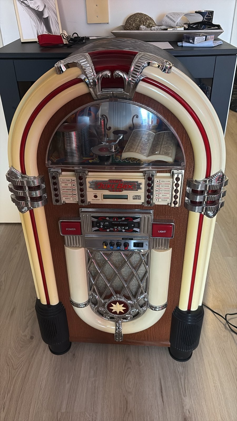 Jukebox met licht en geluid, werkend te zien, Ophalen, Gebruikt, 1970 tot heden, Overige merken