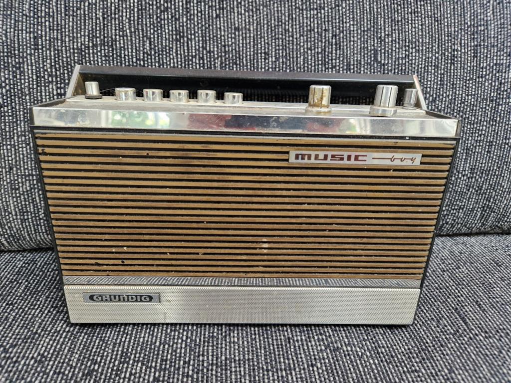Vintage Grundig Music Boy 604 Transistorradio, Audio, Tv en Foto, Radio's, Ophalen of Verzenden, Gebruikt, Transistorradio