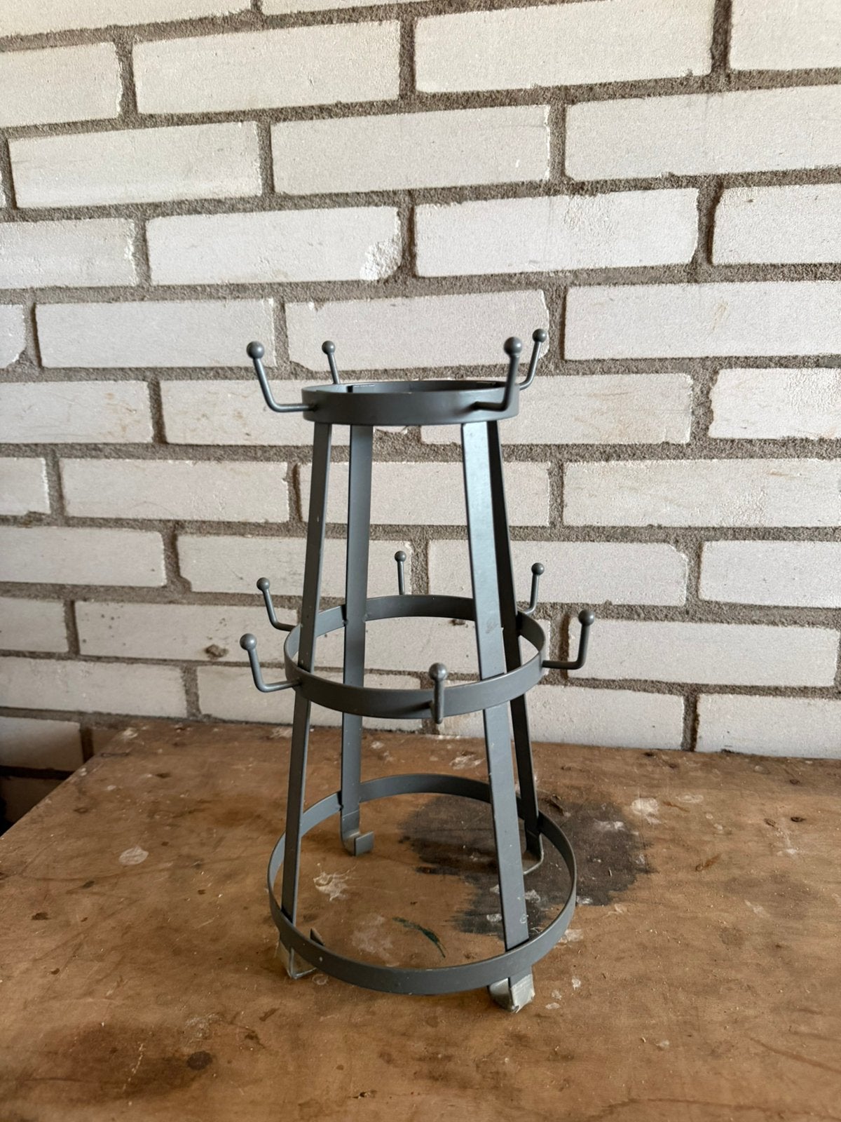 Mini flessenrek kopjes houder brocante, Ophalen of Verzenden