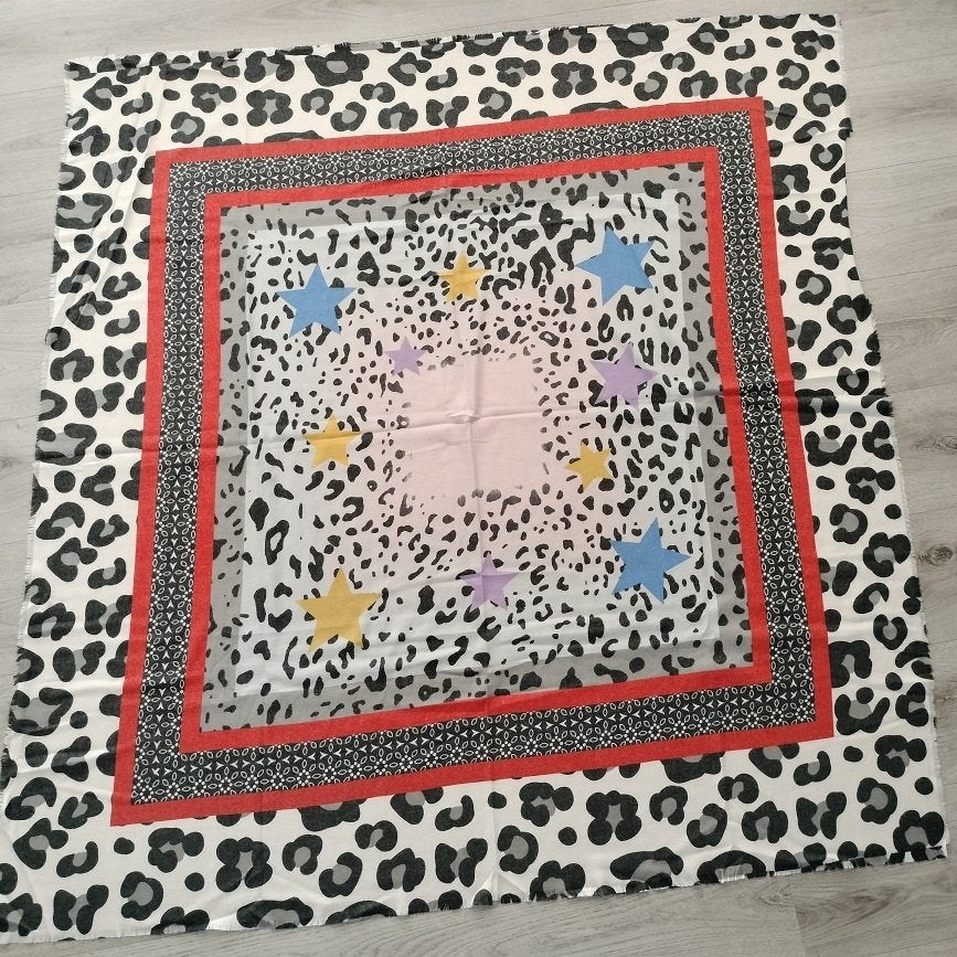 Grote omslag doek merk KEY LARGO / 135 x 140 cm - NIEUW, Kleding | Dames, Key Largo, Verzenden, Zo goed als nieuw