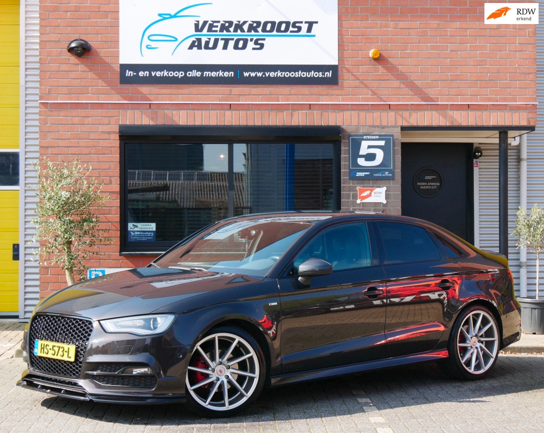 Audi A3 Limousine 1.4 TFSI CoD Ambition Pro Line S. RS3 look, Auto's, Audi, Gebruikt, 4 cilinders, Leder en Stof, Sedan