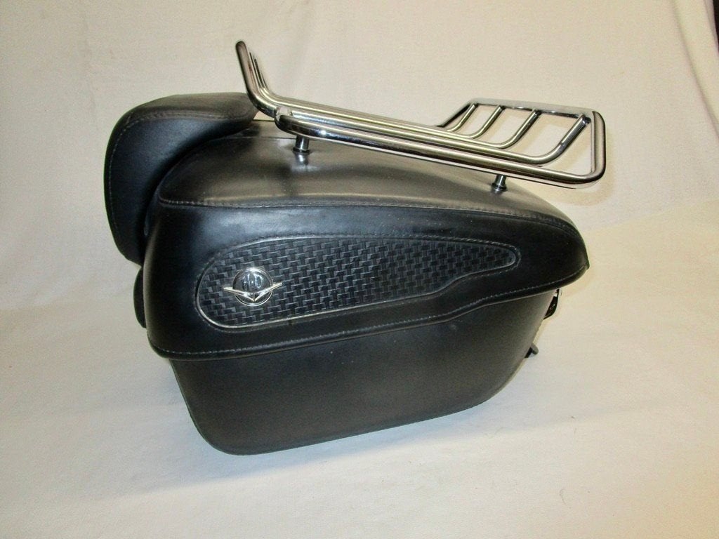 Harley Leder Topcase 53147-98 met Premium Tour Pack, Motoren, Ophalen of Verzenden, Zo goed als nieuw