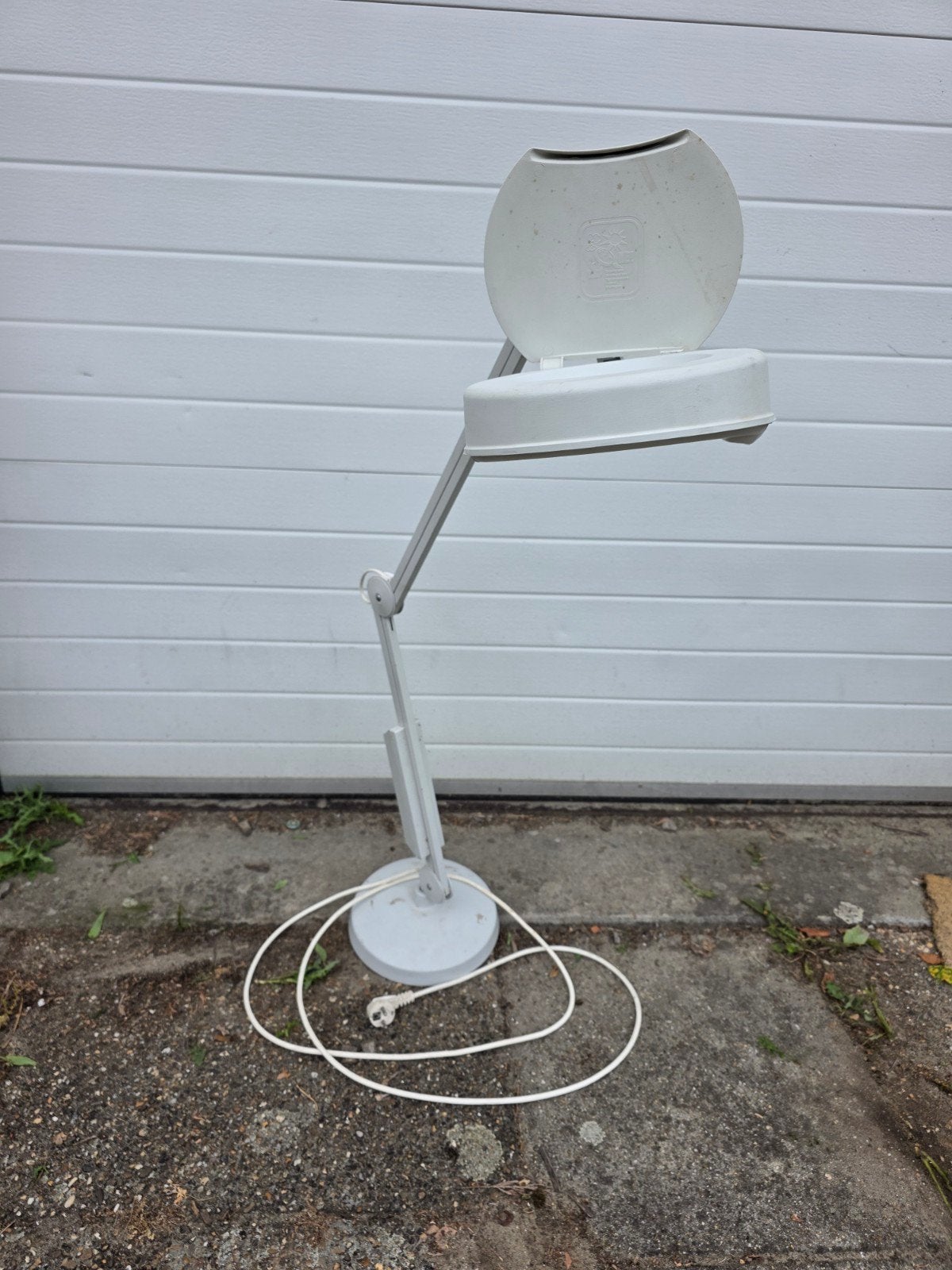 Verstelbare Luxo loeplamp op standaard, Huis en Inrichting, Ophalen, Gebruikt, 100 tot 150 cm, Modern