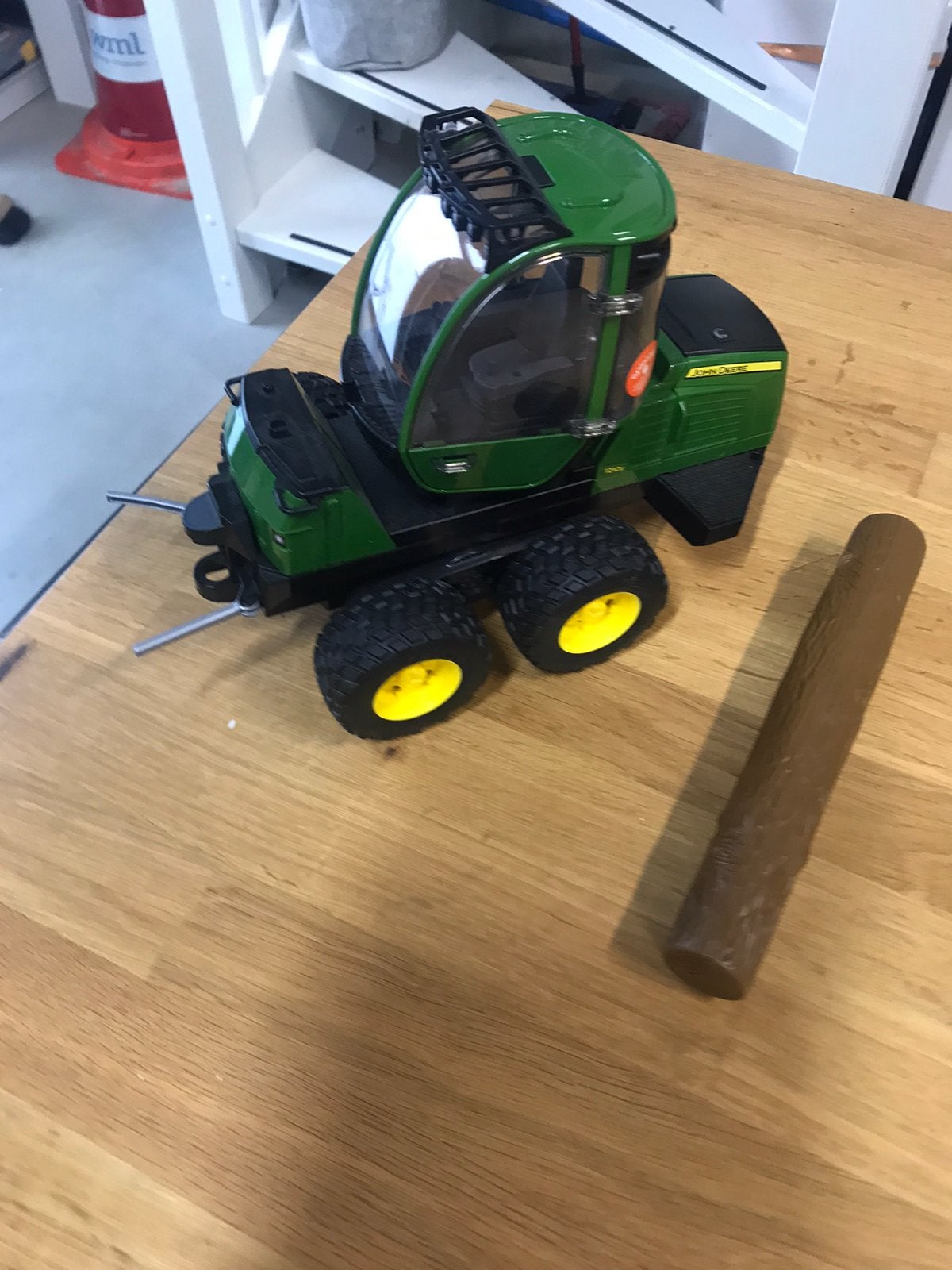 Bruder John Deere, Ophalen, Gebruikt