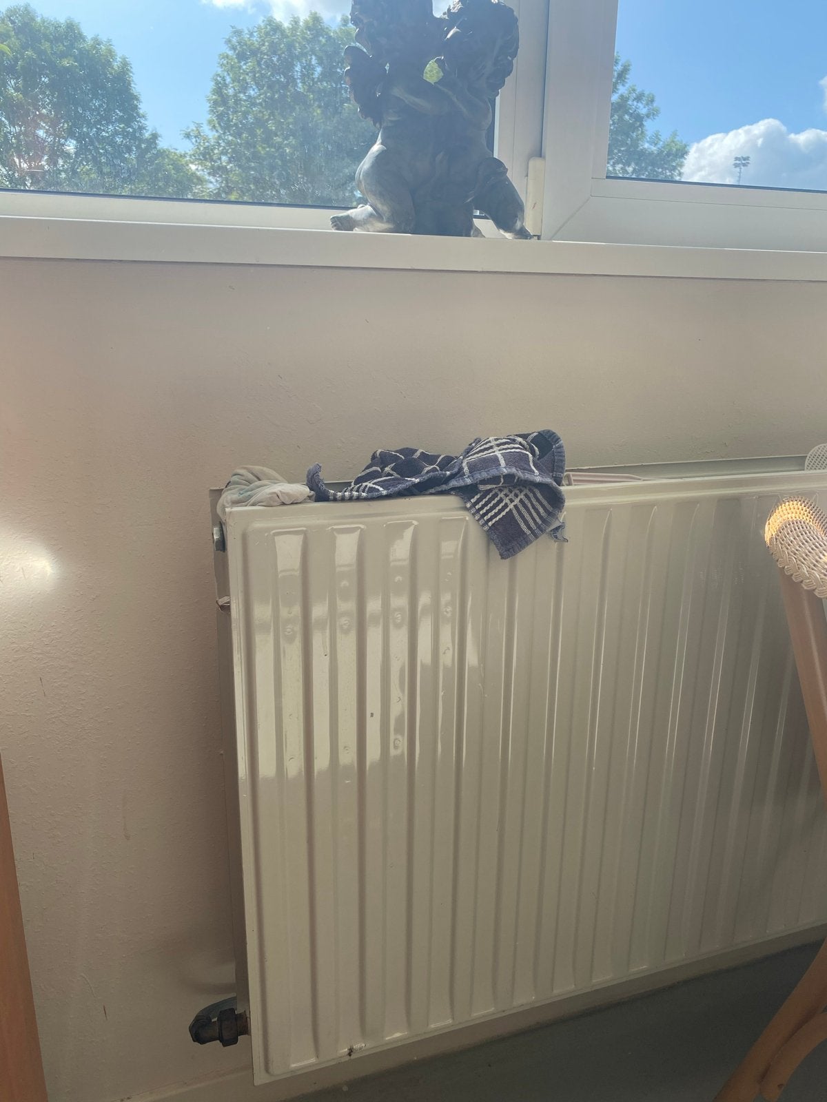 Grote radiator 300x60x12 cm met muurbeugels, Ophalen, 30 tot 80 cm, Gebruikt, Radiator