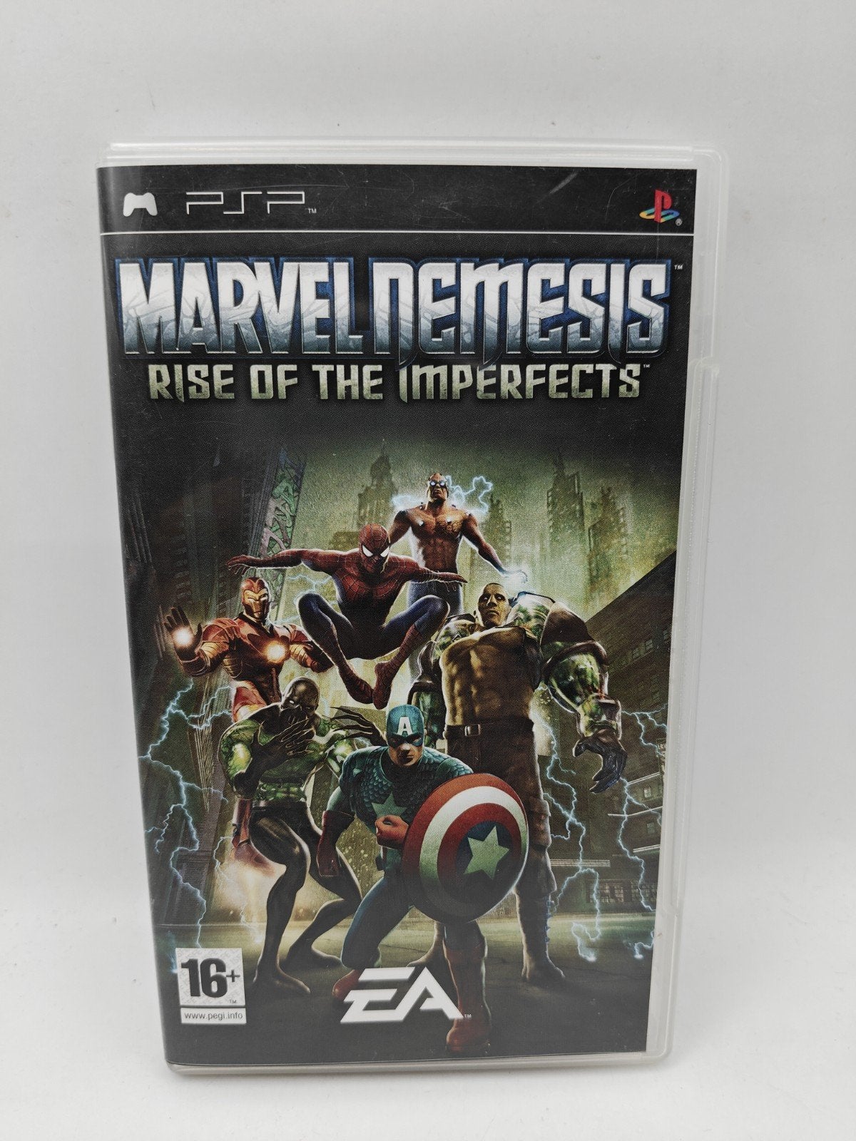 Marvel Nemesis: Rise of the Imperfects PSP, Vechten, Electronic Arts, 1 speler, EA Swiss Sàrl, Place du Molard 8, 1204 Genève, Zwitserland