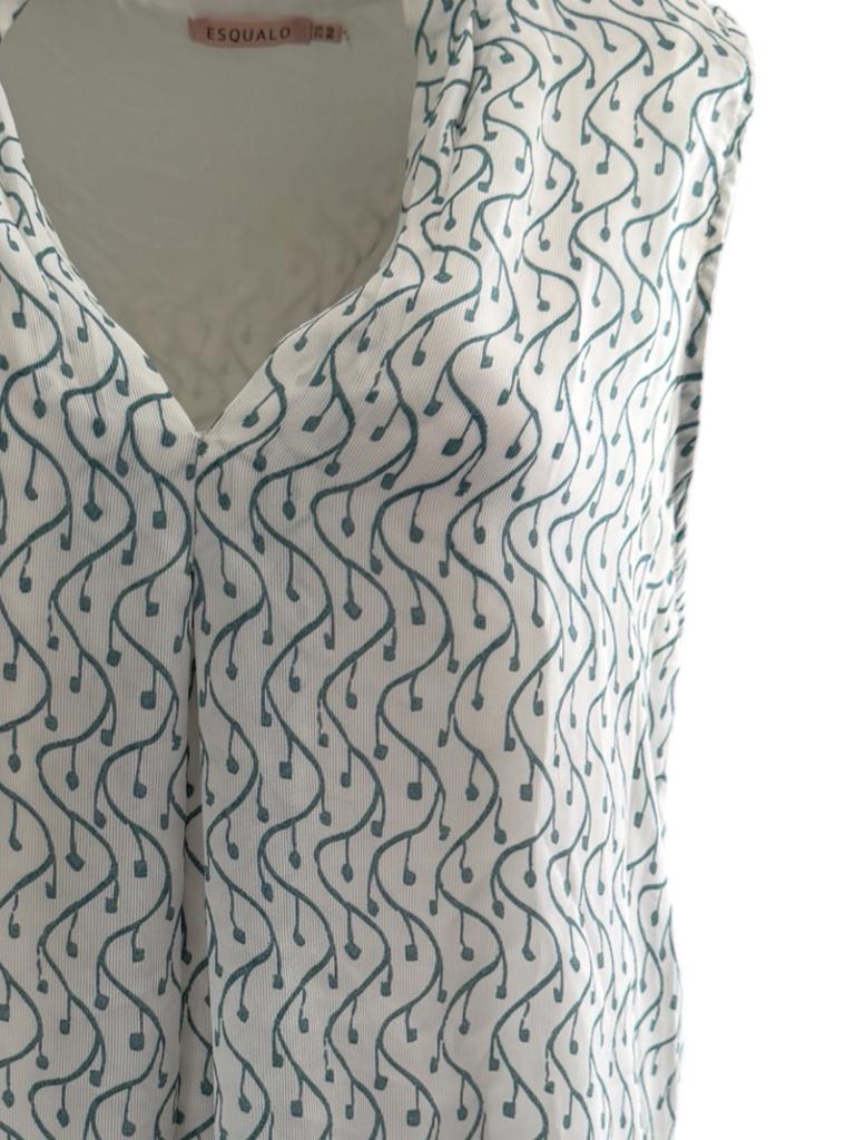 Esqualo top L, Blauw, Ophalen of Verzenden, Zo goed als nieuw, Zonder mouw