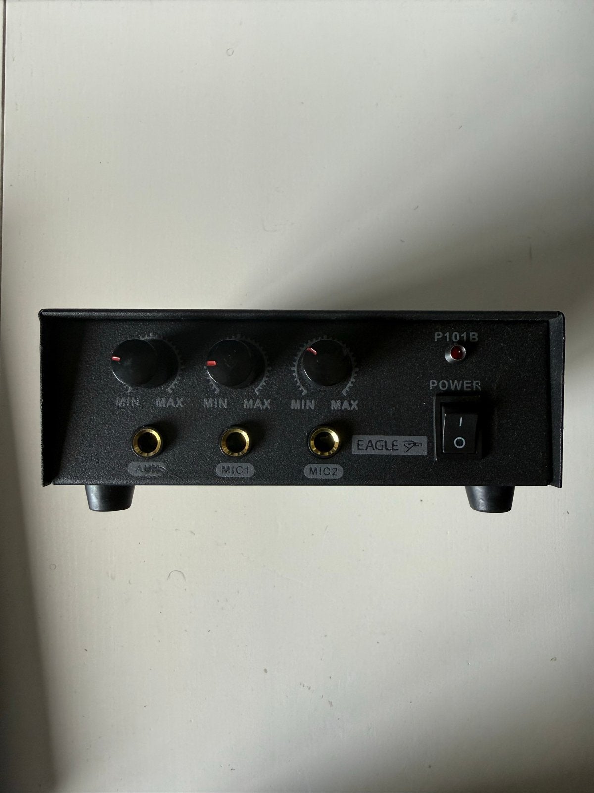 Eagle P101B Mini Versterker met Microfoon Ingangen, Overige merken, Gebruikt, Ophalen of Verzenden, Minder dan 60 watt
