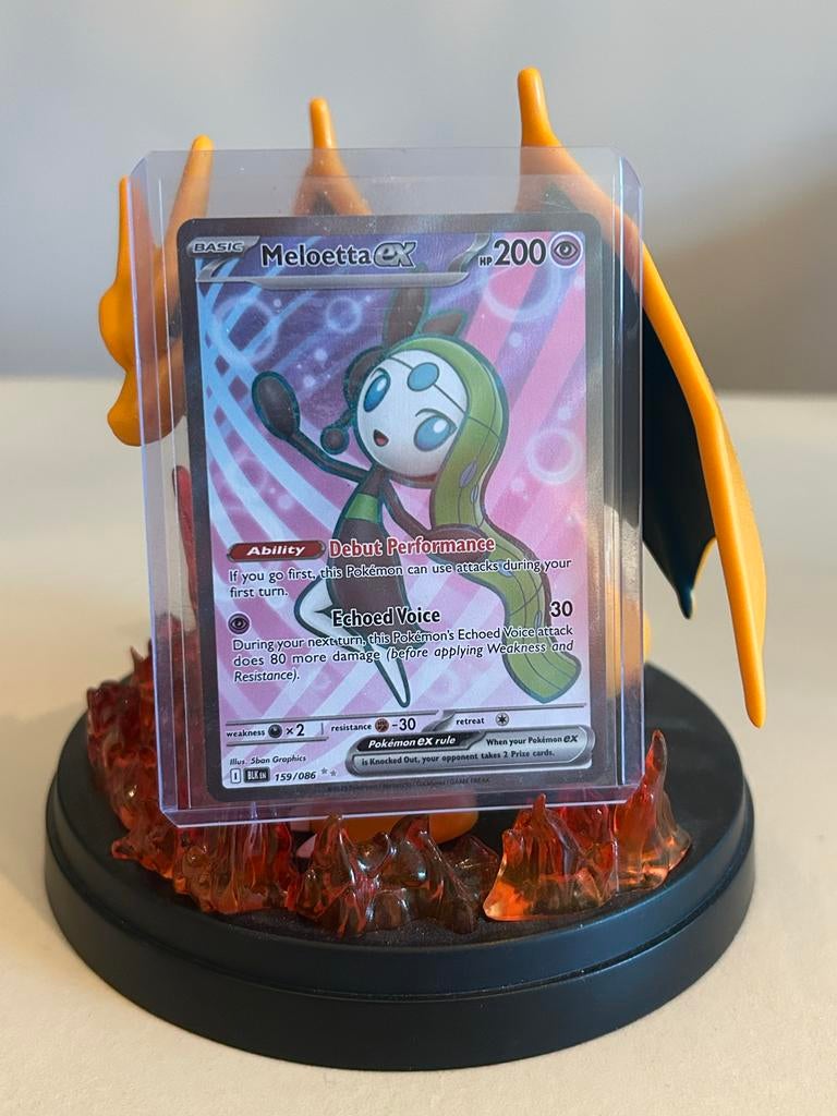 Meloetta EX ( BLK - 159 ) black bolt, Ophalen of Verzenden, Zo goed als nieuw, Losse kaart