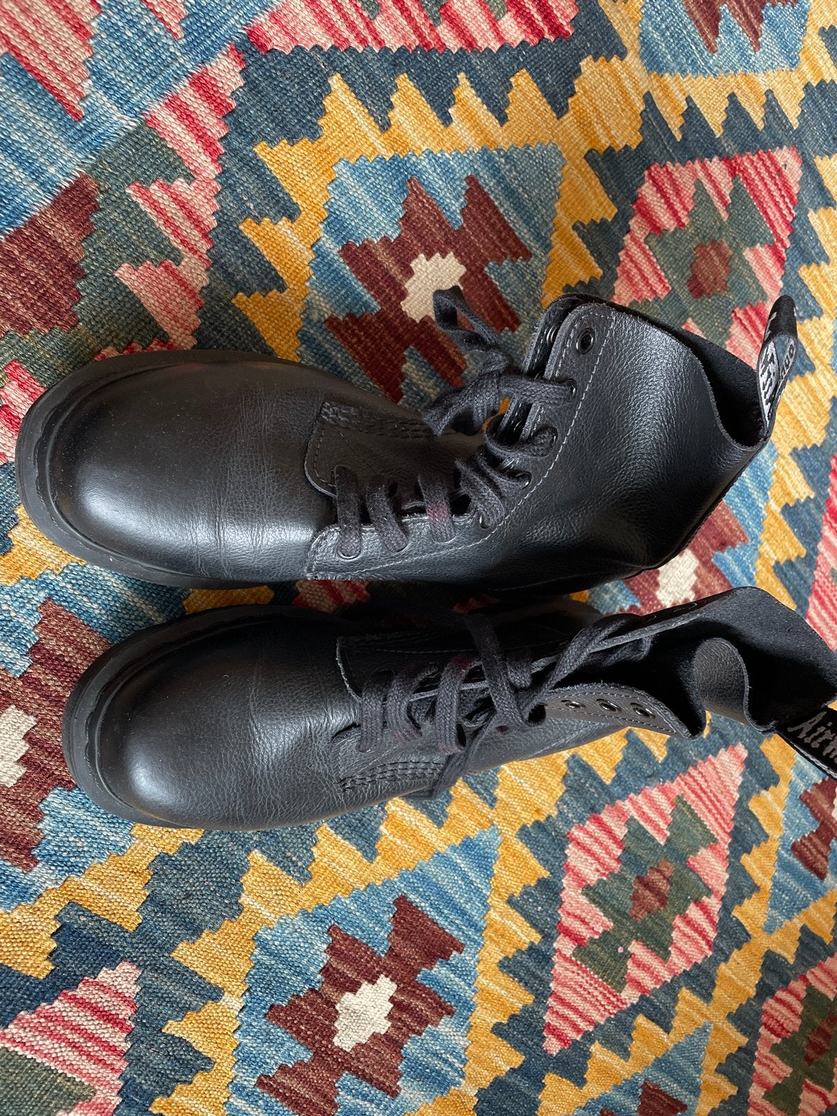 Dr. Martens 1460 Mono Zwarte Leren Laarzen mt 41Maat 41, Ophalen of Verzenden, Zo goed als nieuw, Zwart, Lage of Enkellaarzen