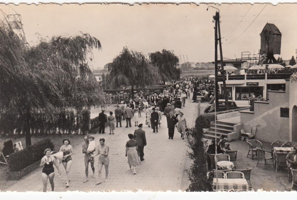Belgie - St.Anna - Plage - Wandelweg op de Dijk, Verzenden, 1940 tot 1960, Ongelopen, België en Luxemburg
