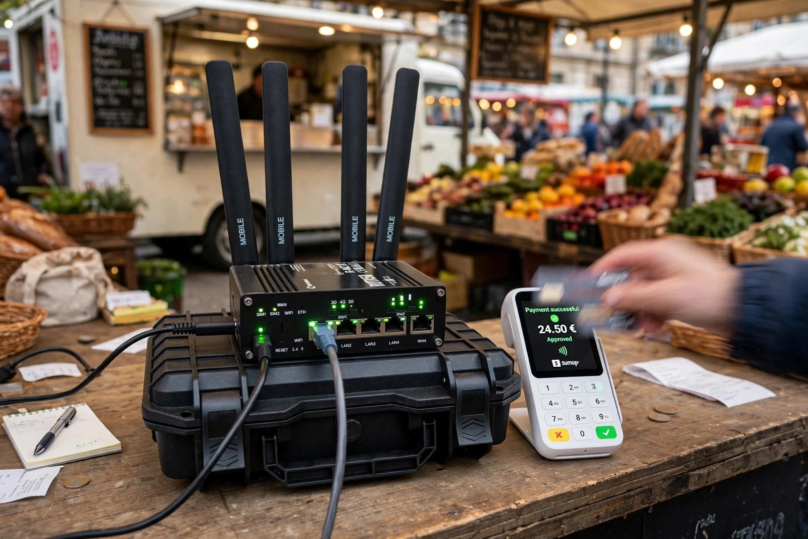 Pinautomaat Internet HUREN Wifi - Foodtruck Markt Festival, Ophalen, Zo goed als nieuw, Overige