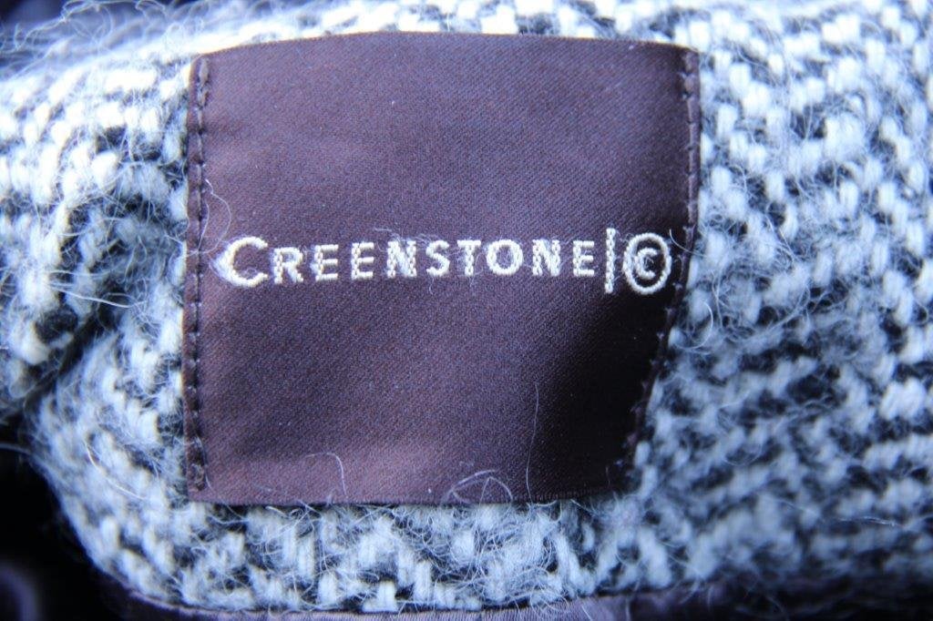 Winterjas zwart/ creme Creenstone mt M/L Vaste prijs OPRUIMI, Maat 38/40 (M), Zwart, Creenstone, Ophalen of Verzenden