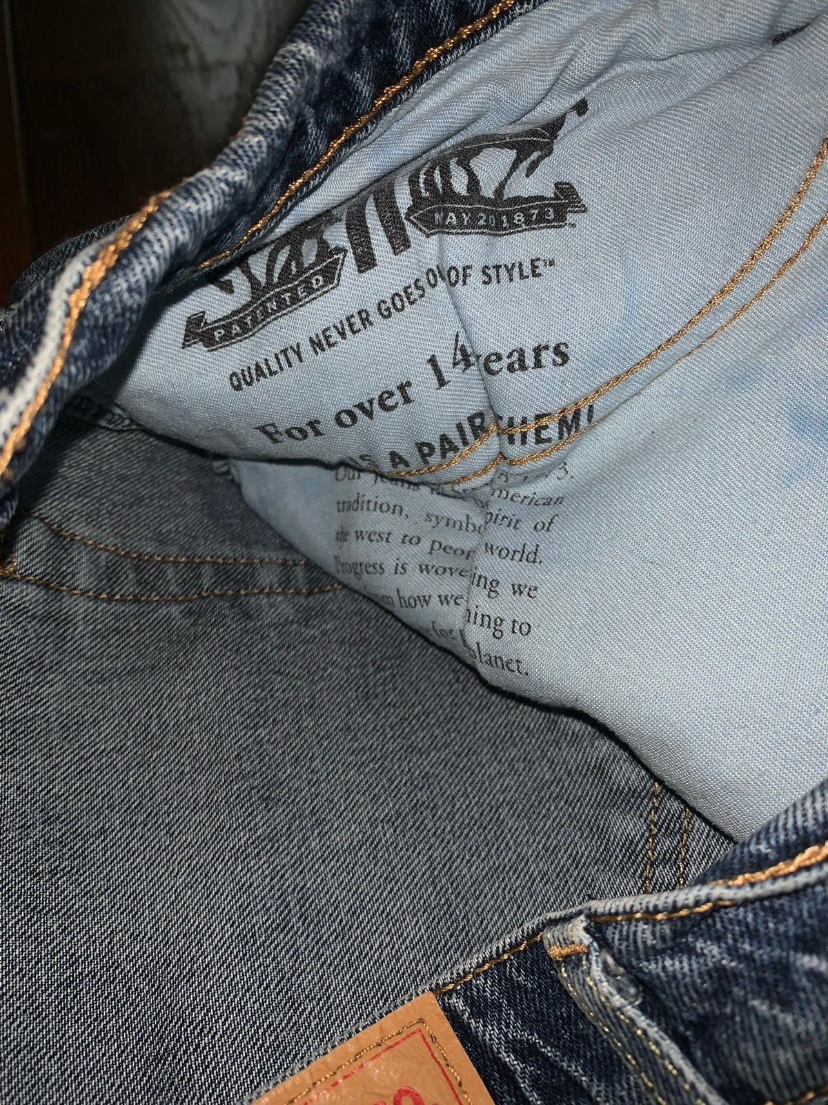 Levi's jeans maat 34/32, Ophalen of Verzenden, Zo goed als nieuw, Blauw, Overige jeansmaten
