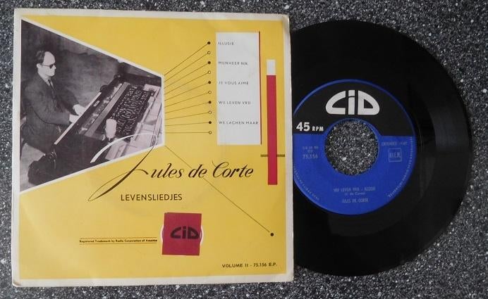 Jules de Corte - levensliedjes, Ophalen of Verzenden, Zo goed als nieuw, 7 inch, Levenslied of Smartlap