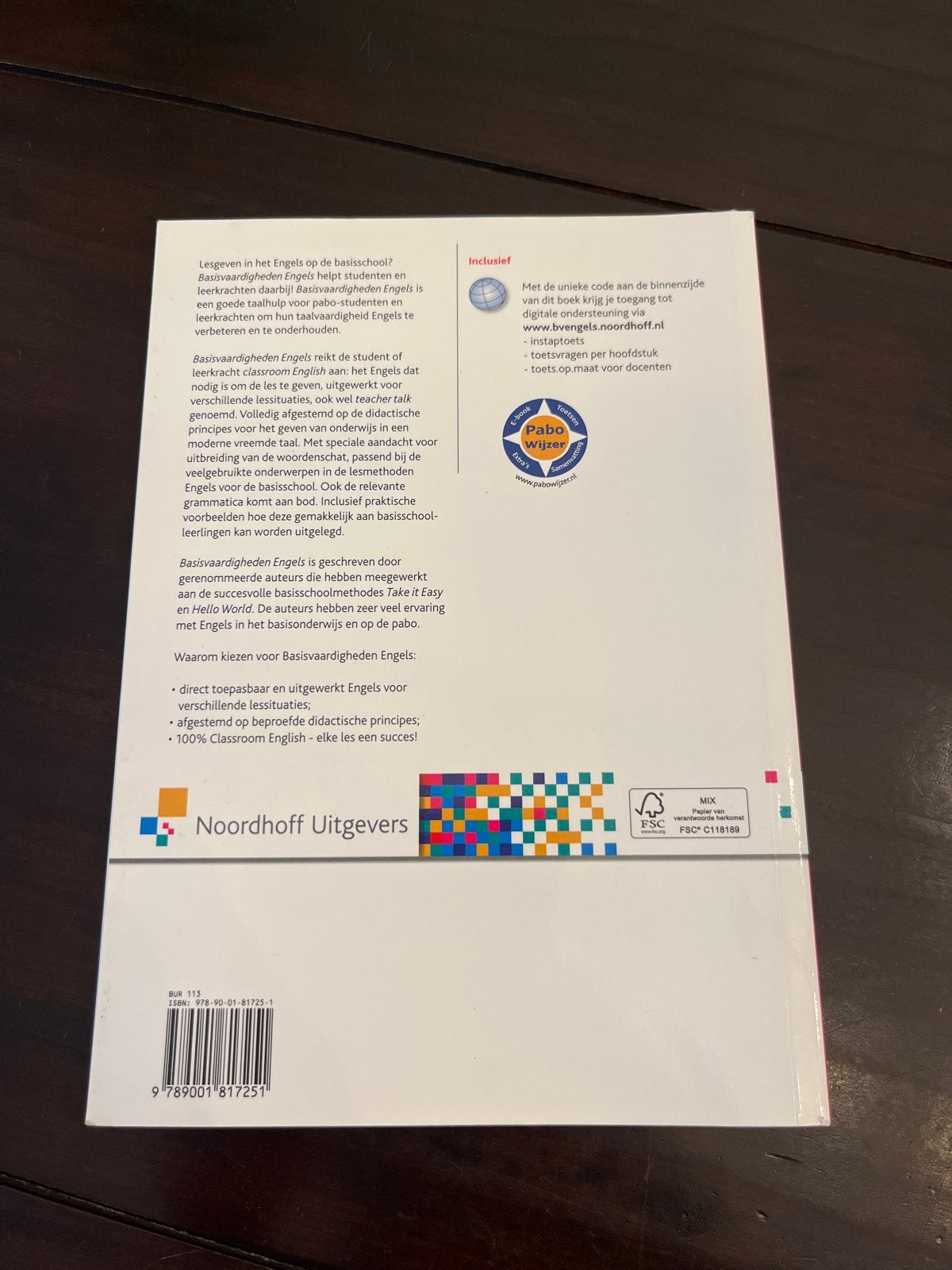 Basisvaardigheden Engels PABO - Inclusief online toetsen, Boeken, Ophalen of Verzenden, Zo goed als nieuw, Non-fictie