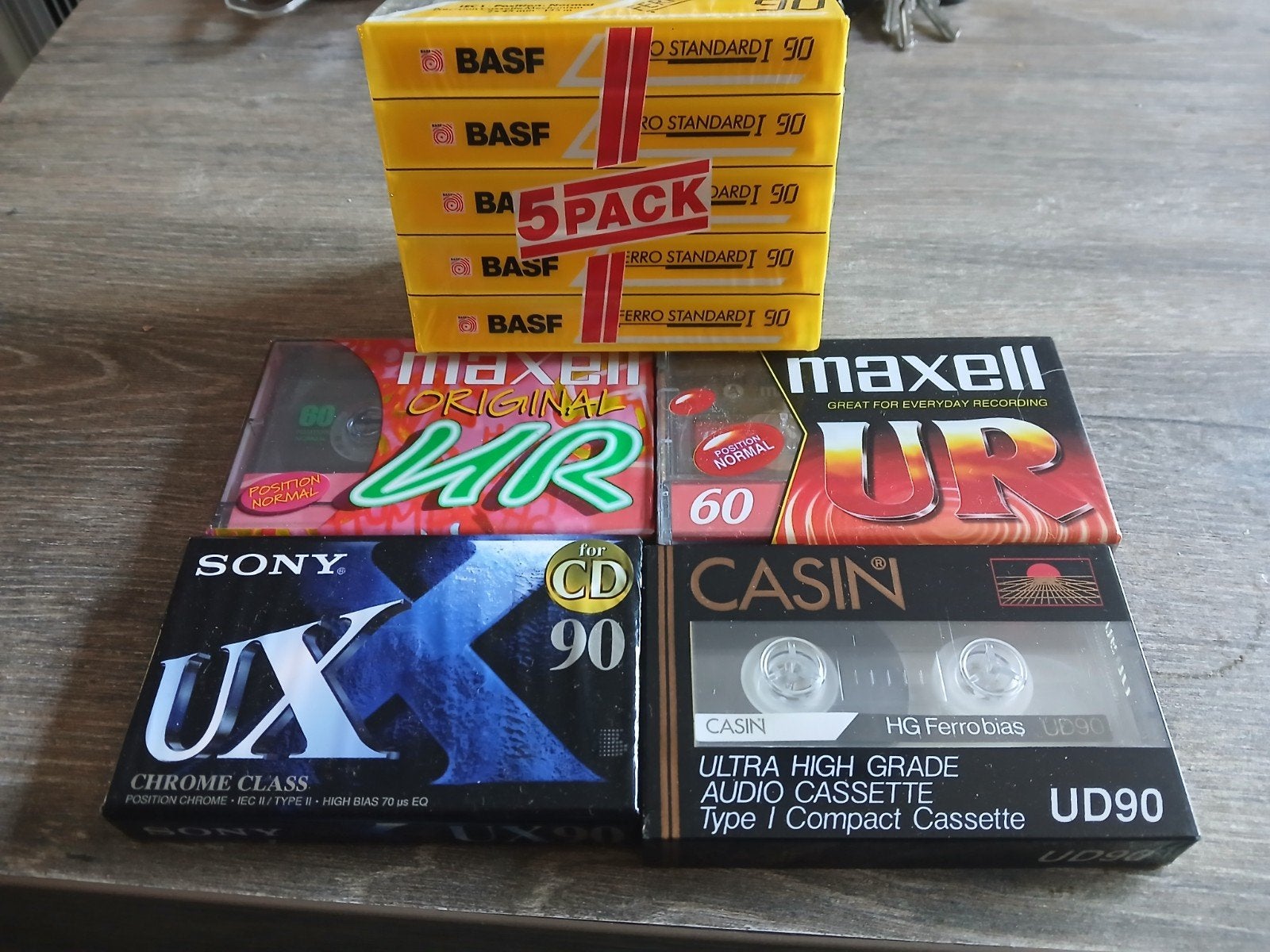 Diverse Cassettebandjes: BASF, Maxell, Sony, Casin, Cd's en Dvd's, Cassettebandjes, 2 t/m 25 bandjes, Overige genres, Ophalen of Verzenden