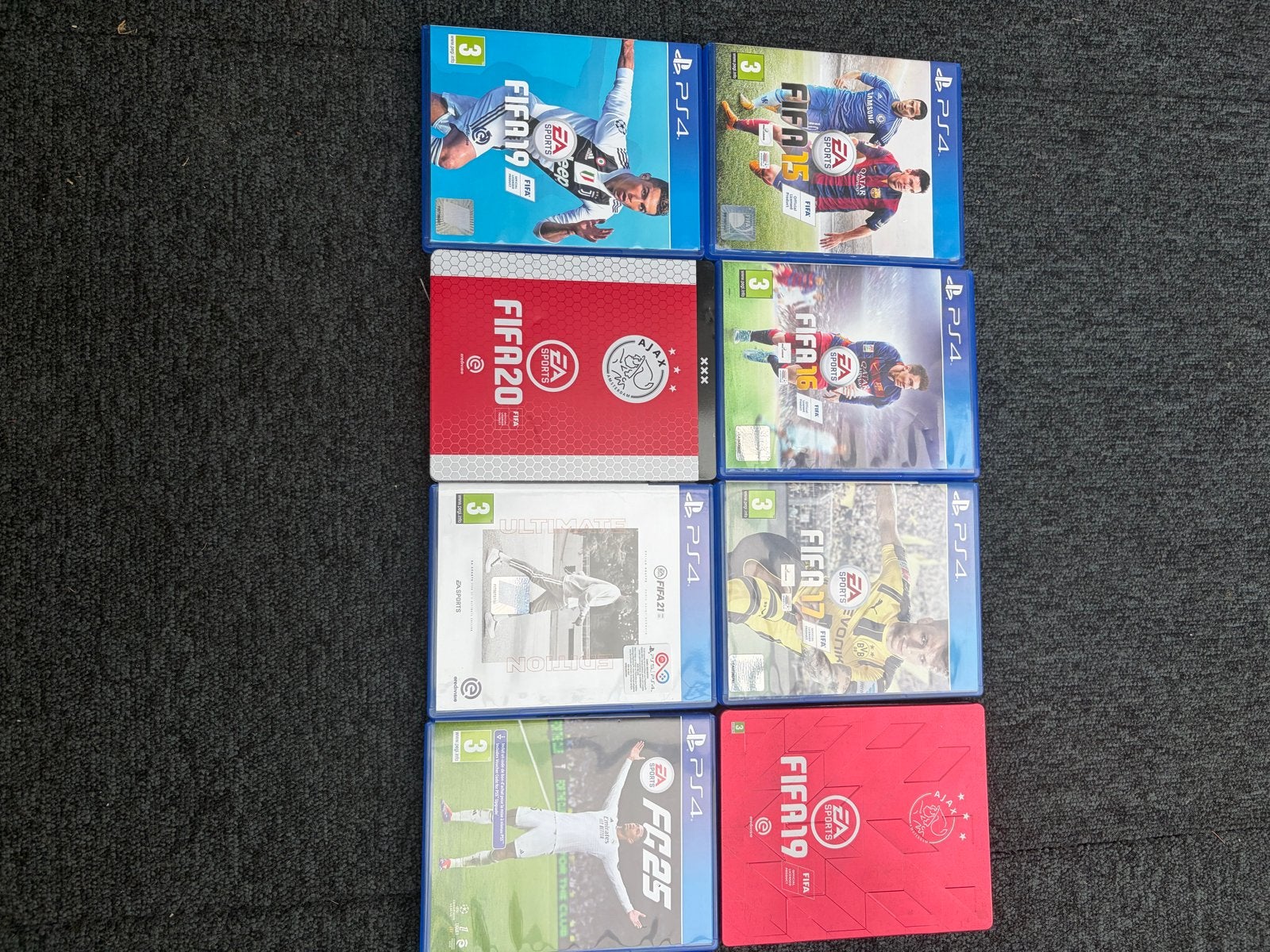 FIFA PS4 Games Collectie (FIFA 15, 16, 17, 19, 20, FC25), Gebruikt, Eén computer, Ophalen of Verzenden, Sport