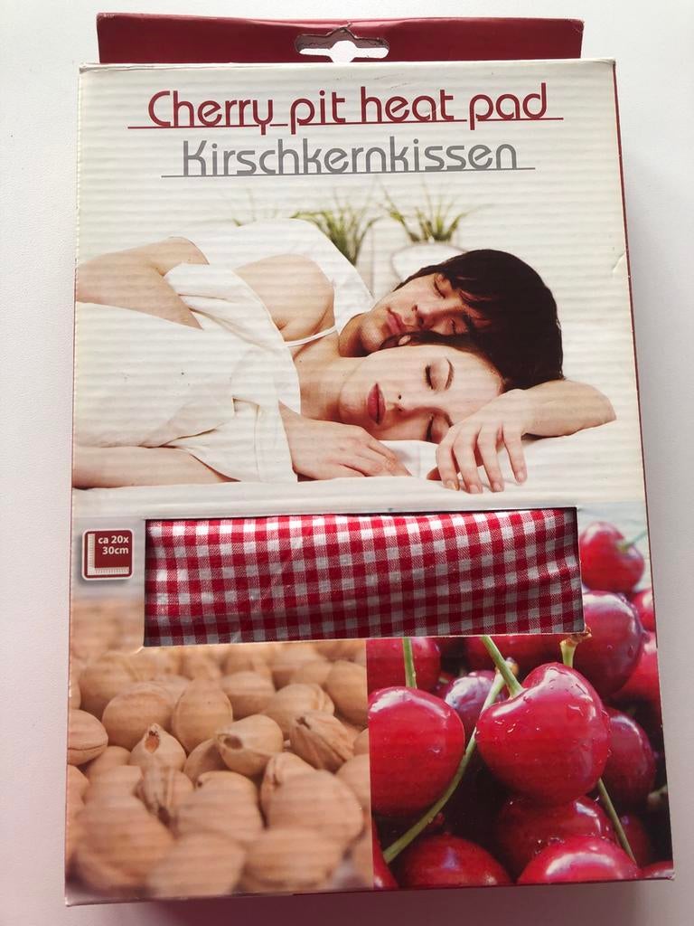 Hittepit kussen, Kersenpitkussen, warmte kussen NIEUW, Ophalen, Nieuw, Rood, Rechthoekig