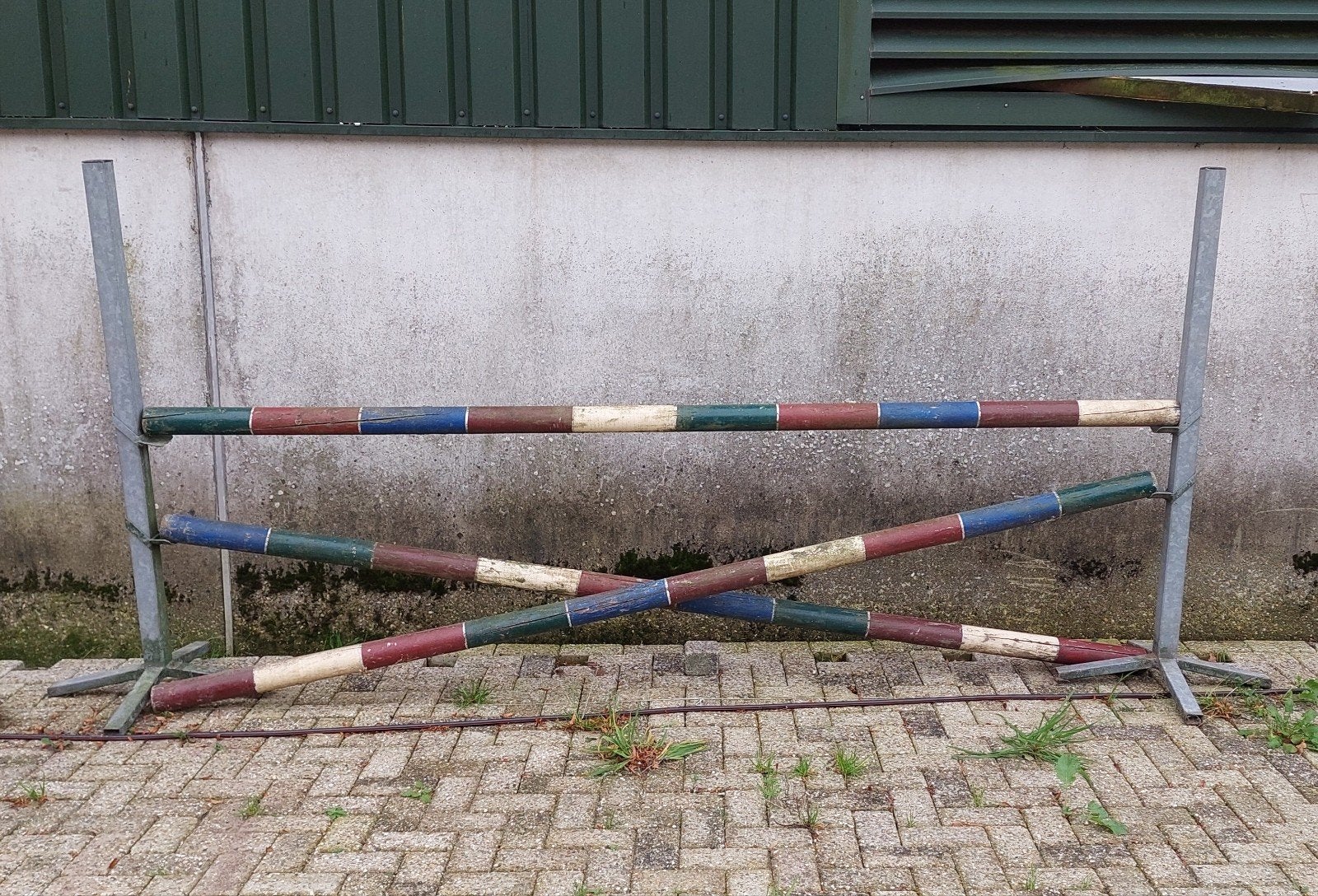 Hindernismateriaal, Ophalen, Gebruikt, Springen