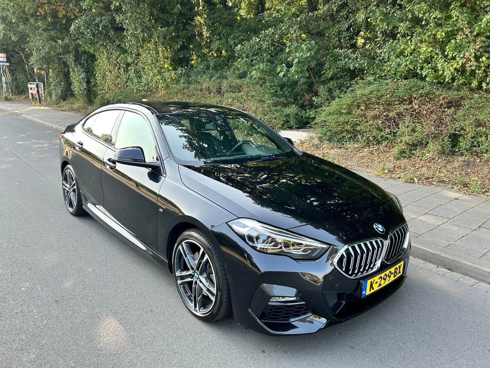 BMW 218i Gran Coupé | M sport | Dealer OH | BSI | NL Auto, Auto's, BMW, 136 pk, Zwart, 1350 kg, Zwart
