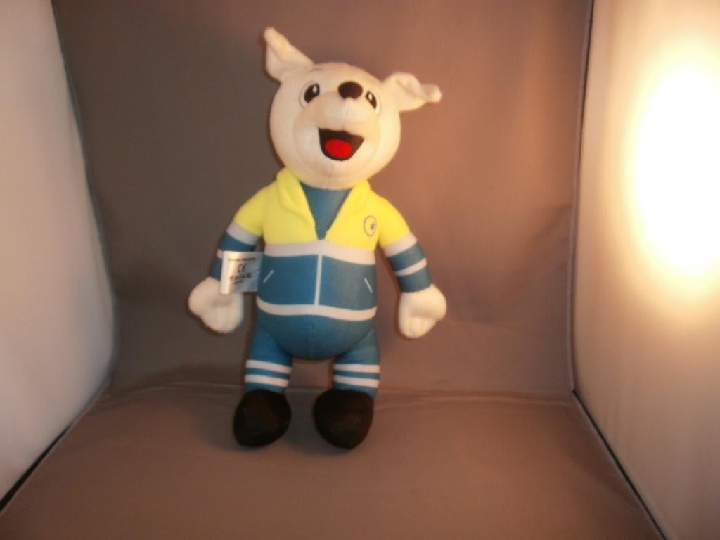 fun experts resque hond knuffel 29cm velours hulp hond Super, Ophalen of Verzenden, Nieuw, Hond