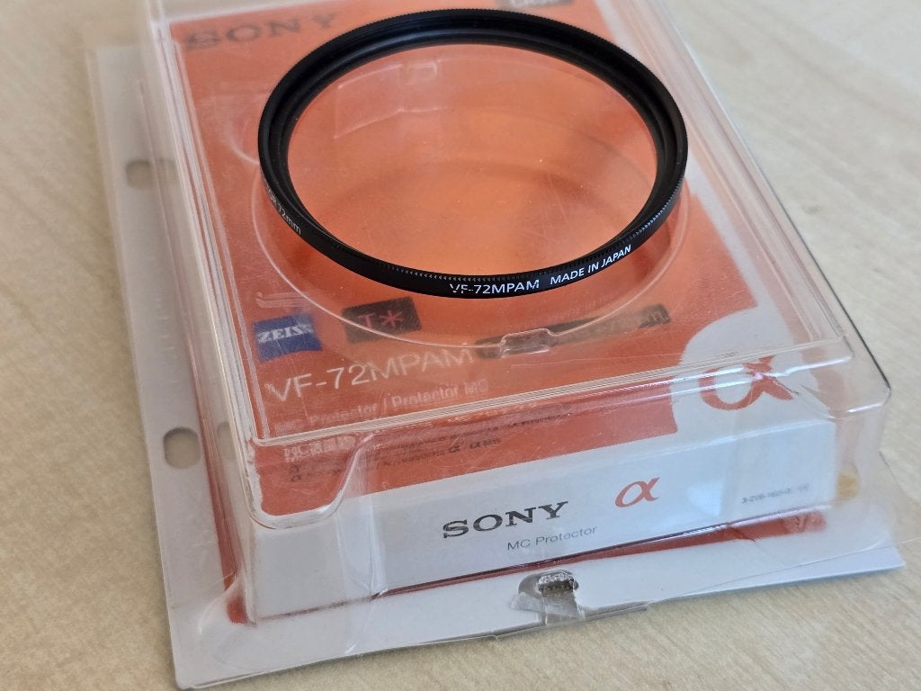 Sony VF-72MPAM MC beschermfilter Carl Zeiss T 72 mm, Overige typen, Ophalen of Verzenden, Zo goed als nieuw, Multi-coating
