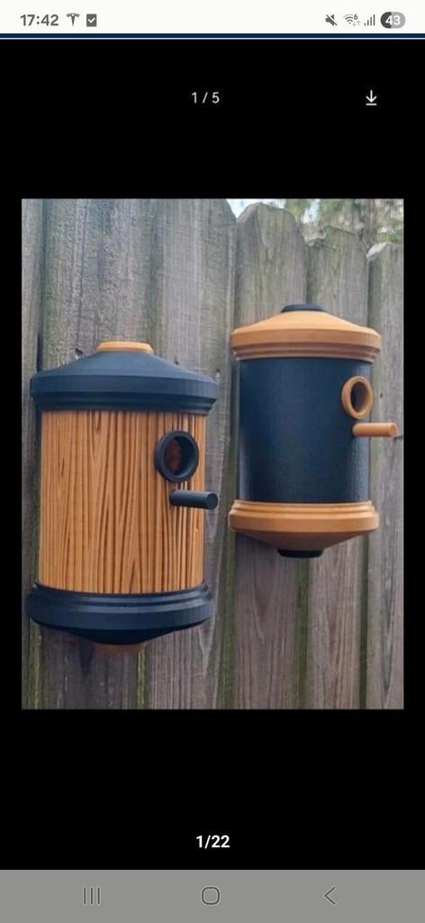 Unieke,exclusieve  vogelhuisjes, Ophalen of Verzenden, Nieuw