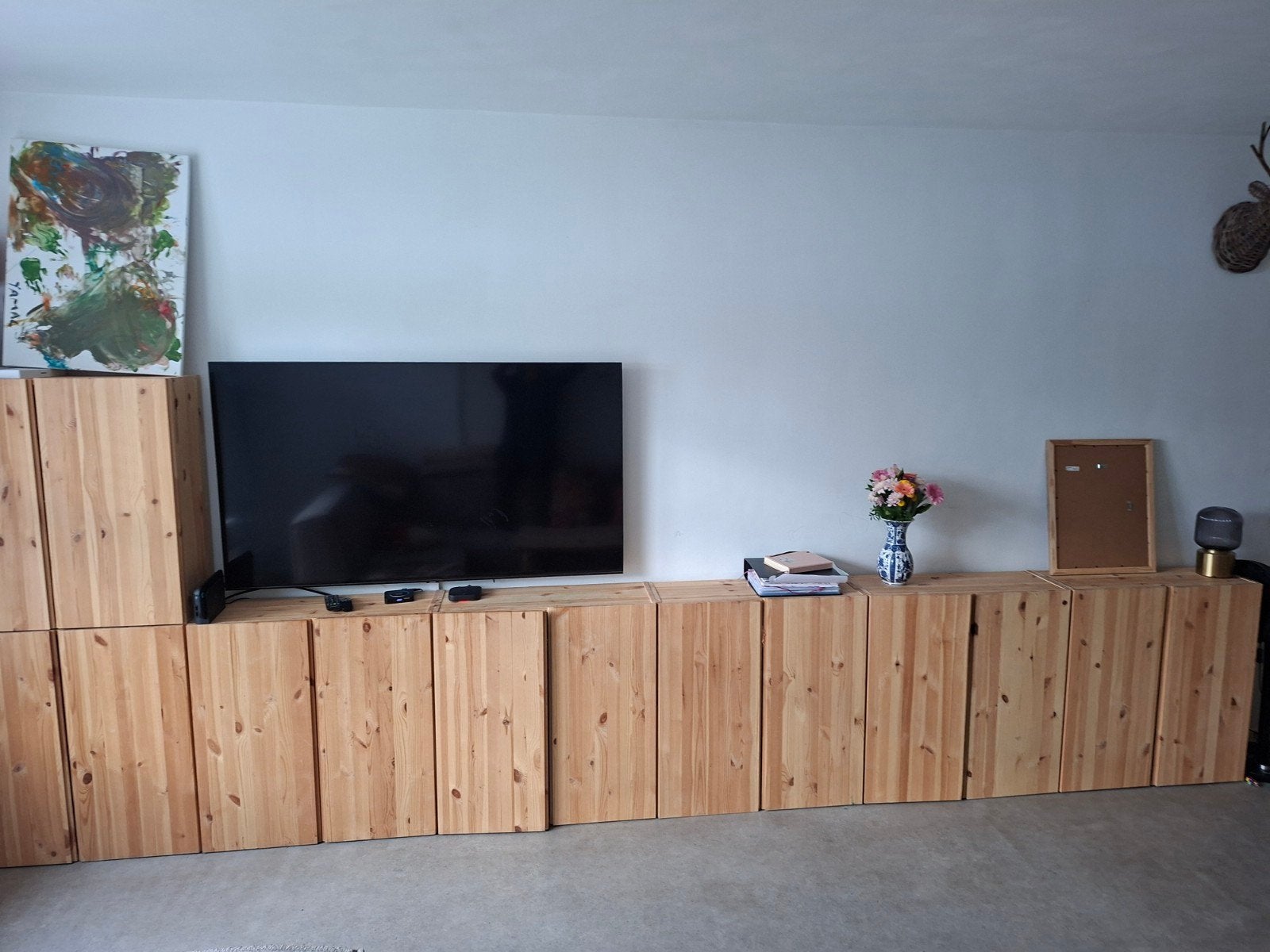 IKEA IVAR kast - grenenhout, Scandinavisch, Modern, Functioneel, 100 tot 150 cm, Grenenhout, 25 tot 50 cm