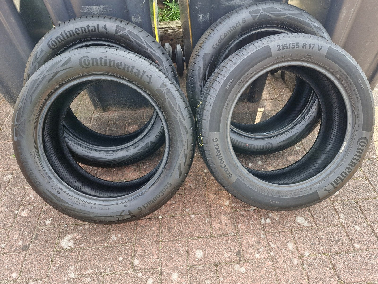 Zomerbanden 215=55=17  Continental, Auto-onderdelen, Banden en Velgen, Ophalen, 17 inch, 205 mm, Band(en)