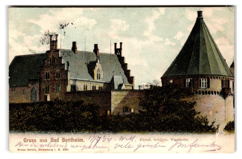 Bad Bentheim, Gruss aus, Verzenden, Voor 1920, Gelopen, Duitsland