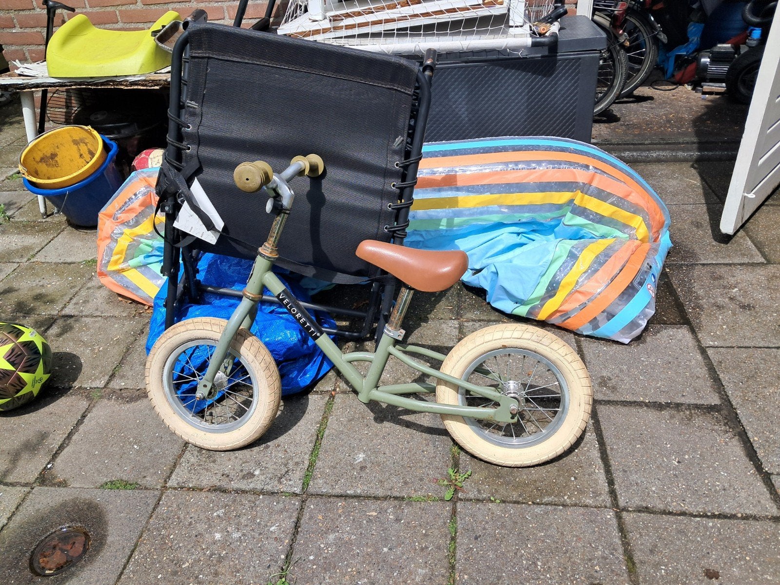 Veloretti kinder loopfiets in goede staat, Ophalen of Verzenden, Gebruikt, Minder dan 16 inch, Veloretti