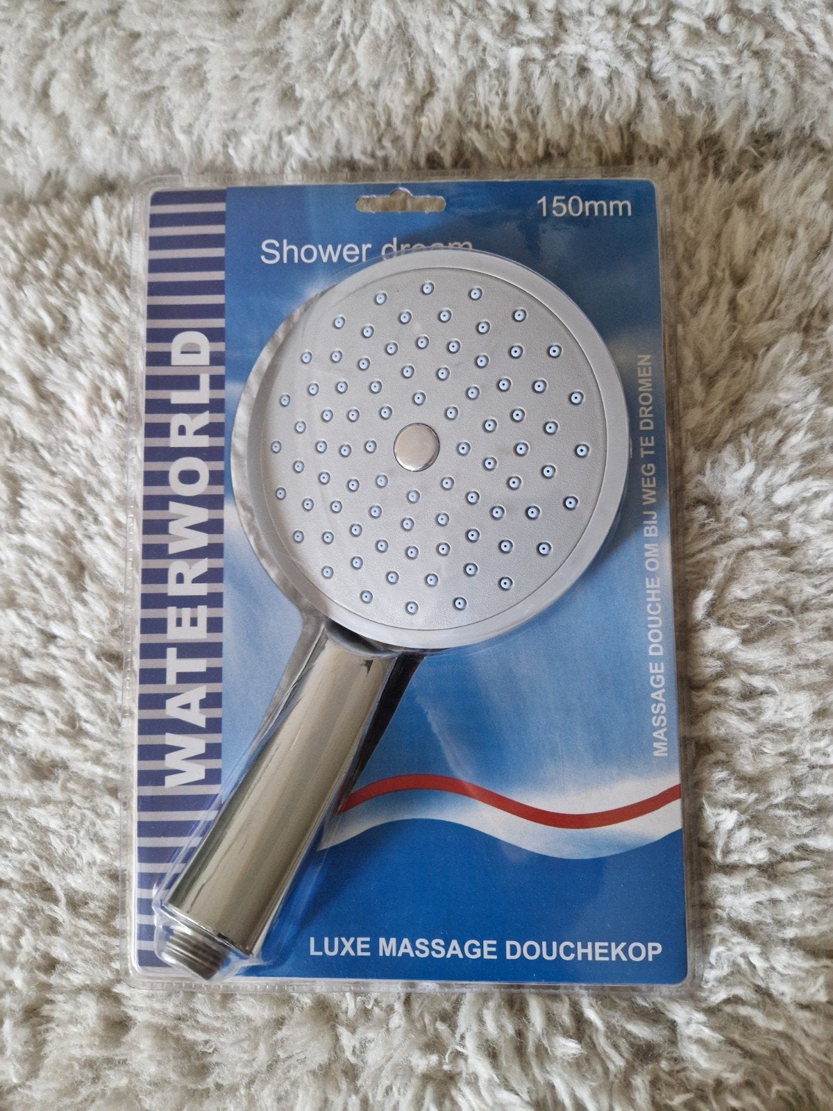 Nieuwe luxe massage douchekop - Waterworld 150mm, Overige merken, Nieuw, Ophalen of Verzenden, Douche-accessoire