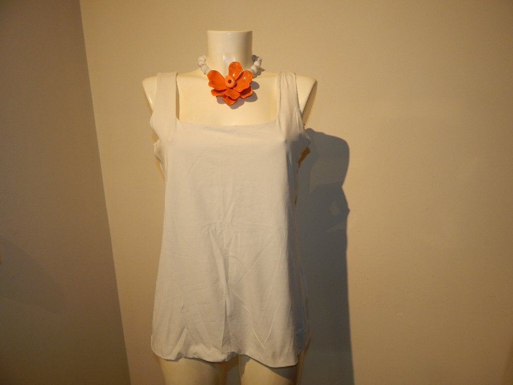 Annette Gortz mooie basic top room wit vierkante hals L, Kleding | Dames, Annette Gortz, Overige kleuren, Verzenden, Maat 42/44 (L)