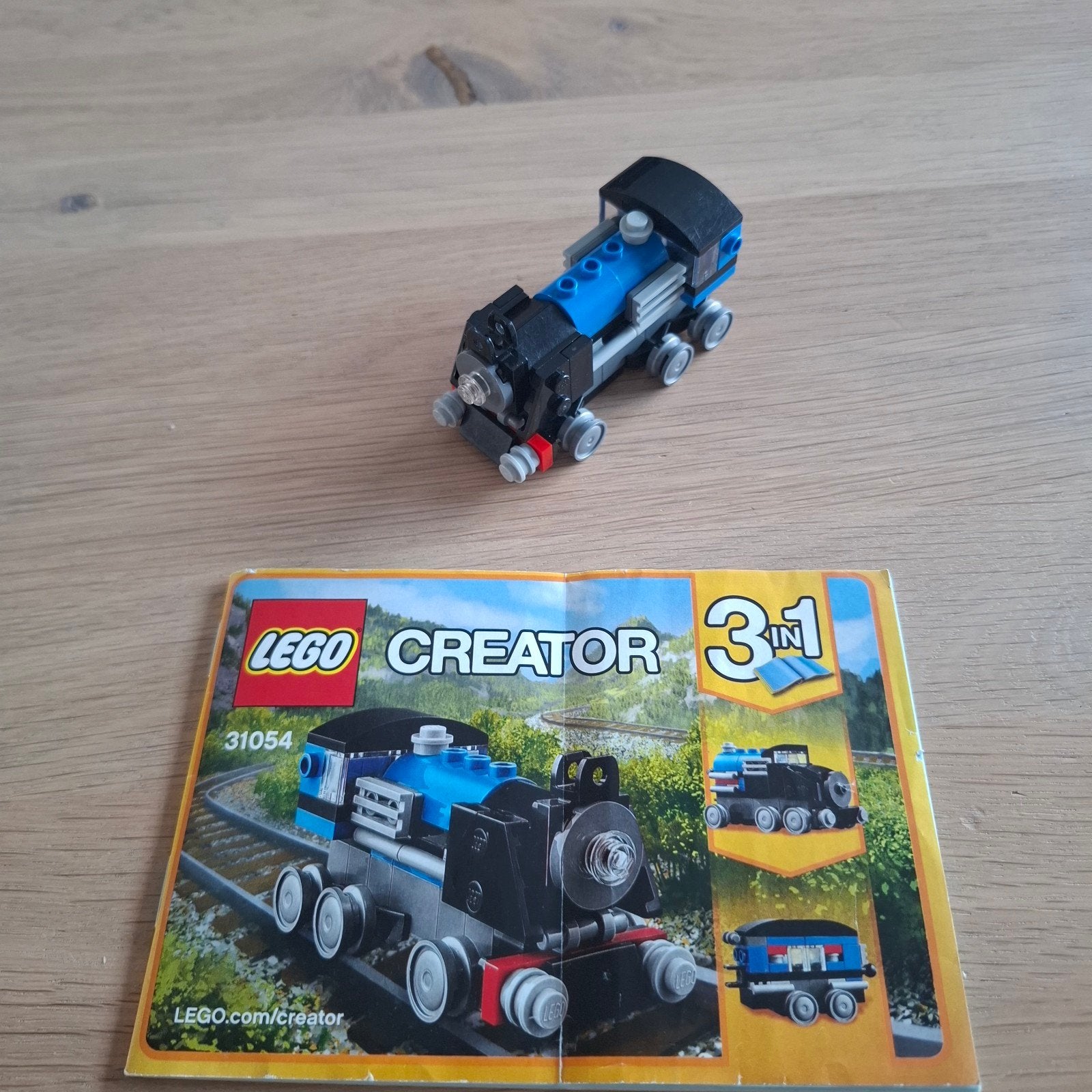 31054 Lego Creator Stoomtrein 3 in 1, Kinderen en Baby's, Speelgoed | Duplo en Lego, Lego, Compleet, Ophalen of Verzenden, Zo goed als nieuw
